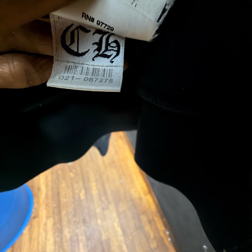 Chrome Hearts-SCROLL LOGO ZIP UP HOODIE
"BLACK" - Picture 10 of 15